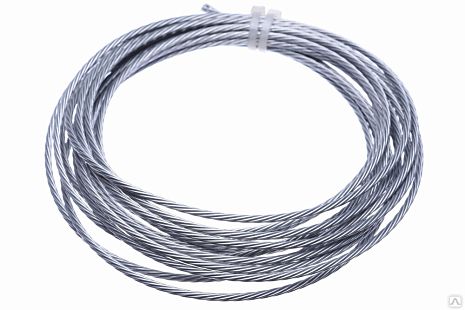Трос нержа А4 7х7 (фас.на кат.) М3 (200 м/кат.) (2 кат /400 м/кор.)